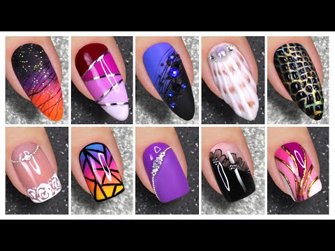 Desenhos de unhas artísticas 2023 | Melhor Compilação de Arte para Unhas de Verão!